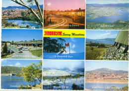 AUSTRALIA 1984 Colour Postcard Of Jindabyne With Summit Mt Kosciusko Cooma Cachet To Czechoslovakia With SG 796. - Covers & Documents