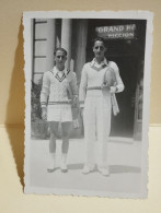 Italia Foto Tennis Antonio Bozzo (di Sassari?) RICCIONE 1938.  85x60 Mm. - Sports