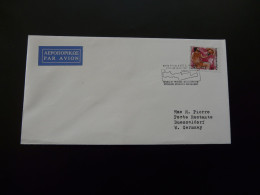 Lettre Premier Vol First Flight Cover Heraklion Crete To Dusseldorf Lufthansa 1987 - Creta