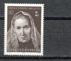 AUTRICHE 1182 ** MNH (1971) – Enrica Handel-Mazzetti  (dichter, Poétesse) - Neufs