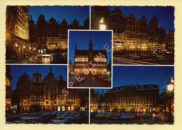 Belgique : BRUXELLES / La Grand'Place  La Nuit / Multivues - Bruxelles La Nuit