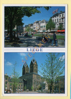 Belgique : LIEGE / Place Du Roi Albert / Eglise Saint-Barthelemy (animée) - Liege