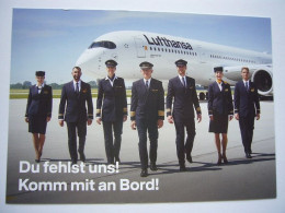 Avion / Airplane / LUFTHANSA / Airbus A350-900 / Crew / Airline Issue - 1946-....: Modern Era