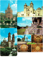 Lot 11 Cpm - Mexique - MEXICO YUCATAN - Chichén Itzá - église Santa Prisca Taxco OAXACA - Mexico