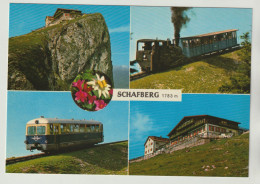 MBK Schafberg 1783 M. Mit Neuer Und Alter Zahnradbahn, Salzkammergut. Austria. NEU, 2 Scans - Other & Unclassified