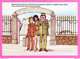 Milit Humour-24P34 Devant La Caserne ""maintenant Que Tu Connais Ton Nouveau Patron, J'espère"", BE - Humoristiques