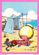 Illust-316P33  Yéyé Et Ouah Ouah Sur La Plage, BE - Autres & Non Classés