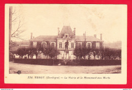 F-24-Vergt-01P33 La Mairie Et Le Monument Aux Morts, Cpa BE - Autres & Non Classés