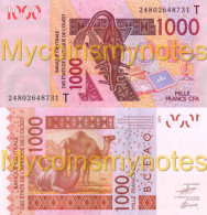 West African States, TOGO, 1000 Francs, 2024, Code T, Pick New, UNC - États D'Afrique De L'Ouest