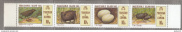 TRISTAN DA CHUNA 1981 Birds Strip MNH(**) Mi 311-314 #Fauna1025 - Autres & Non Classés