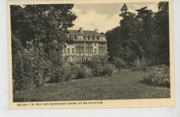 ALLEMAGNE - MÜNSTER I. W. - Blick Vom Botanischen Garten Auf Die Universität - Muenster