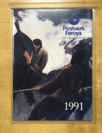Färöer Jahresmappe 1991 Postfrisch #HC225 - Faroe Islands