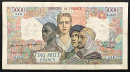FRANCIA France 5000 Francs 1947 Tagli E Angolo Ricostruito LOTTO 462 - 5 000 F 1942-1947 ''Empire Français''