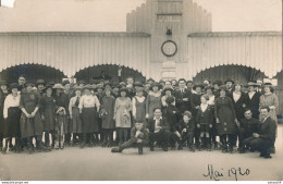 Carte-Photo : Groupe De Patineurs à Roulette Devant La Patinoire (Mai 1920) - Patins à Roulette - - Sports