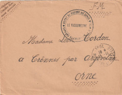 Lettre De TOUL En FM. Cachet Du "DEPOT DE GUERRE DU GENIE N°15 * SAPEURS DE CHEMINS DE FER *" - WW II