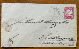 GERMANIA - POSTAL KABELBINDER BAYERN 3  FROM KOL MBERG 9/3/92 TO TUTTINGEN - Postal  Stationery