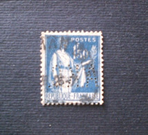 FRANCIA 1932 PAIX PERFIN " A. K. C. " - Used Stamps