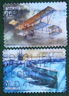 Centenary Military Aviation Submarine 2014 Mi 4159-4160 Yv - Used Gebruikt Oblitere Australia Australien Australie - Used Stamps