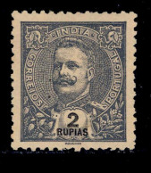 ! ! Portuguese India - 1903 D. Carlos 2 Rp - Af. 198 - No Gum (ns243) - Portuguese India