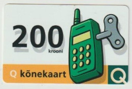 Telefoonkaart-télécarte-phonecard: EESTI Telefon Estland (EST) Q Kõnekaart - Estonie