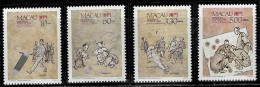 PORTUGAL (Macau) - Mint Stamps - 1989 Traditional Games - Neufs