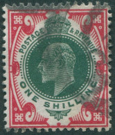 Great Britain 1911 SG313 1/- Deep Green And Scarlet KEVII FU - Non Classés