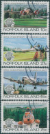 Norfolk Island 1983 SG304-307 Manned Flight Set FU - Ile Norfolk