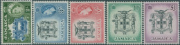 Jamaica 1956 SG170-174 QEII Fort Charles And Arms MLH - Jamaique (1962-...)