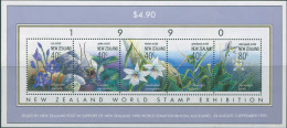 New Zealand 1990 SG1547 Native Orchids MS MNH - Altri & Non Classificati