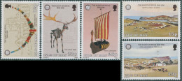 Isle Of Man 1986 SG310-314 Centenary Of Manx Museum Set MNH - Isle Of Man