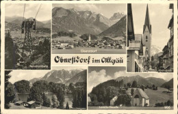 71481344 Oberstdorf Panorama Nebelhornhaus Kirchstrasse Freibergsee Loretto Kape - Oberstdorf