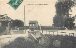 CPA 91 Essonne Athis Mons Place Du Cottage - Rare - Athis Mons