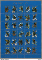 FOROYAR Birds Sheet Labels 1992 MNH(**) #Fauna1033 - Autres & Non Classés