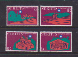 SAINT KITTS    1980   Christmas    Set  Of  4    MNH - Other & Unclassified