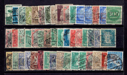 ALLEMAGNE PERFORES 48 TIMBRES - PERFORATED - PERFORIERTE BRIEFMARKEN - Autres & Non Classés