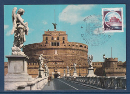 Italie - Carte Maximum - Ponte E Castel - 1980 - Maximum Cards