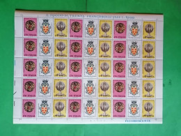 Italia **  Anno 1980 -  FIRENZE E La TOSCANA Dei MEDICI.   Unif. 1501-1502. FOGLIO COMPLETO. MNH** - Ganze Bögen