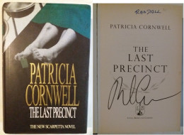 C1 Patricia CORNWELL The LAST PRECINCT Dedicace ENVOI SIGNED Hardback UK EO 2000 - Gialli