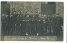 Carte Photo Grève Générale Du Chambon Mars 1910 (42) - Le Chambon Feugerolles