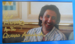 AUTOGRAPHE DE RICHARD ANCONINA SUR PHOTO - Schauspieler Und Komiker