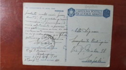 * ITALY > 1943 POSTAL HISTORY > Postage Free Censored Military Card To Napoli - Other & Unclassified