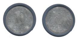 Allemagne 10 Pfennig 1921, KM# 26, Zinc, Sans Atelier, Deutsches Reich, - 10 Pfennig