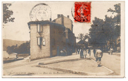 Saint-Vallier. Rue De Saint-Rambert Et Le Port. Carte Photo - Andere & Zonder Classificatie