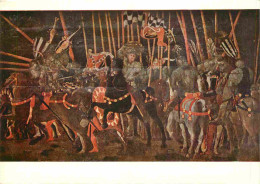 Art - Peinture Histoire - Paolo Ucello - Bataille De San Romano - The Battle Of San Romano - Musée Du Louvre De Paris -  - History