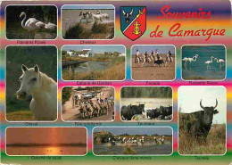 13 - Camargue - Multivues - Chevaux - Taureaux - Blasons - CPM - Voir Scans Recto-Verso - Other & Unclassified