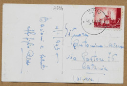 1943 SENJ ON POSTCARD N°H584 - Croatie