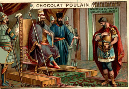 CHROMO CHOCOLAT POULAIN L'EMPEREUR VALERIEN - Poulain