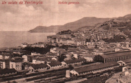 CPA - VENTIMIGLIA - Panorama (Vue De La Gare) ... - Autres & Non Classés