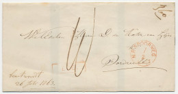 N.R. Spoorweg - Trein Haltestempel Ede - 1863 - Lettres & Documents