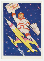 Postal Stationery Soviet Union 1960 Rocket - Telegram - Happy New Year - Astronomy